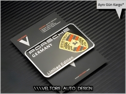 Porsche Limited Edition Plaket Logo Amblem