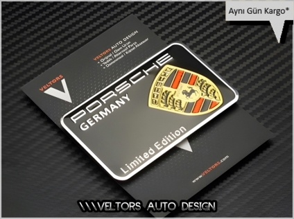 Porsche Limited Edition Plaket Logo Amblem