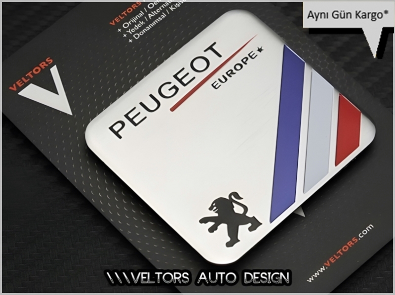 Peugeot Europe Plaket Logo Amblem