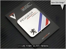 Peugeot Europe Plaket Logo Amblem