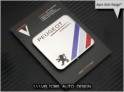 Peugeot Europe Plaket Logo Amblem