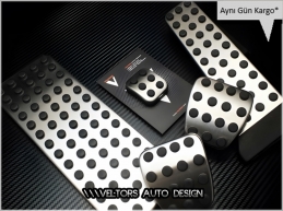 Mercedes AMG Logo Amblem Manuel Pedal Seti Mercedes AMG Logo Amblem Manuel Pedal Seti