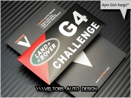 Land Rover G4 Challenge Plaket Logo Amblem