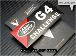 Land Rover G4 Challenge Plaket Logo Amblem