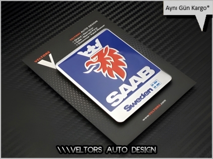 Saab Araç Serisi Plaket Logo Amblem