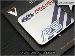 Ford RS Racing Performance Plaket Logo Amblem