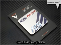 Ford RS Racing Performance Plaket Logo Amblem