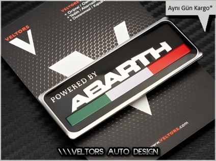 Fiat ABARTH Plaket Logo Amblem
