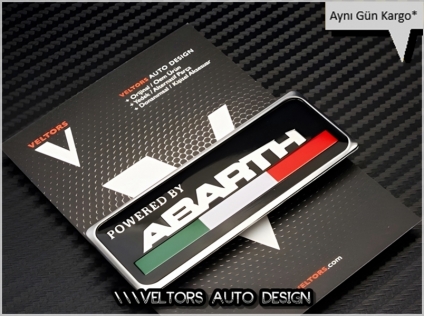 Fiat ABARTH Plaket Logo Amblem