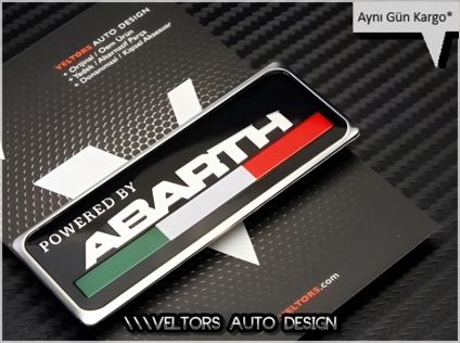 Fiat ABARTH Plaket Logo Amblem