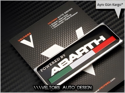 Fiat ABARTH Plaket Logo Amblem