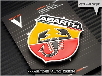 Fiat ABARTH Araç Logo Amblem