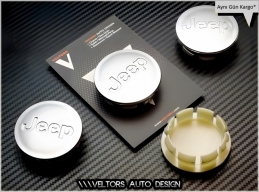 Jeep Logo Amblem Jeep Jant Göbeği Jeep Göbek Kapak Seti