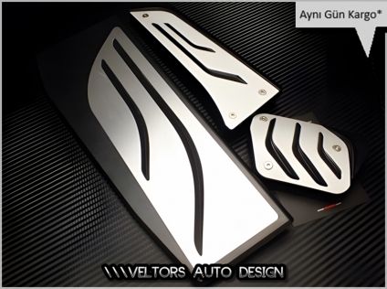 BMW F32 F33 F36 4 Serisi M Logo Amblem Geçmeli Otomatik Pedal Seti