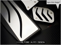 BMW F32 F33 F36 4 Serisi M Logo Amblem Geçmeli Otomatik Pedal Seti BMW F32 F33 F36 4 Serisi M Logo Amblem Geçmeli Otomatik Pedal Seti