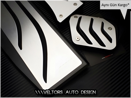 BMW F32 F33 F36 4 Serisi M Logo Amblem Geçmeli Otomatik Pedal Seti