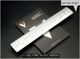 Land Rover Supercharged Bagaj Yazı Logo Amblem