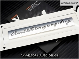 Land Rover Orjinal Autobiography Bagaj Yazı Logo Amblem