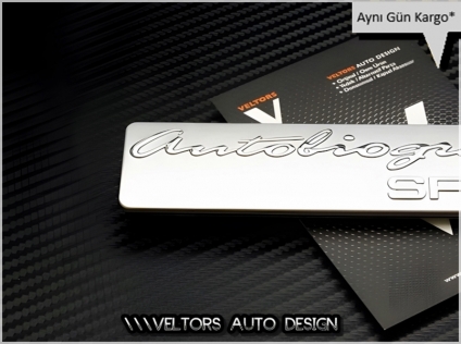 Land Rover Autobiography Sport Bagaj Yazı Logo Amblem