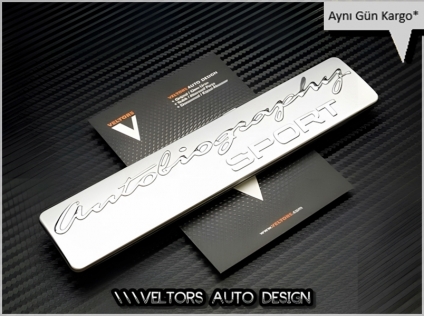 Land Rover Autobiography Sport Bagaj Yazı Logo Amblem