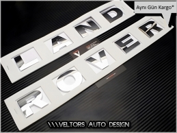 Land Rover Ön Kaput Arka Bagaj Yazı Logo Amblem