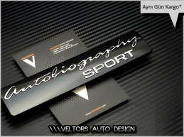 Land Rover Autobiography Sport Bagaj Yazı Logo Amblem