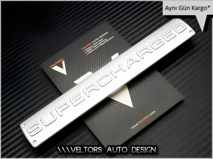 Range Rover Supercharged Bagaj Yazı Logo Amblem