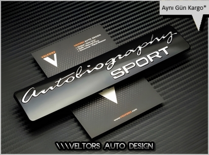 Range Rover Autobiography Sport Bagaj Yazı Logo Amblem