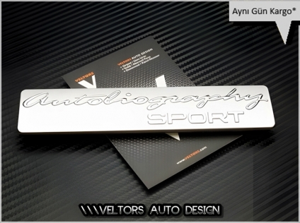 Range Rover Autobiography Sport Bagaj Yazı Logo Amblem