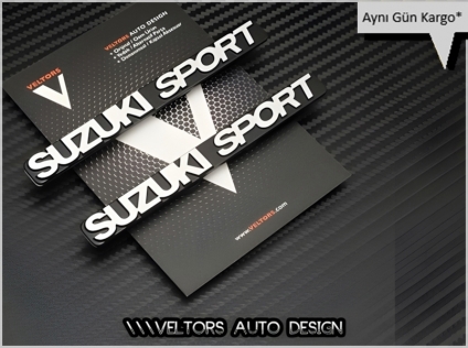 Suzuki Sport Logo Amblem Seti