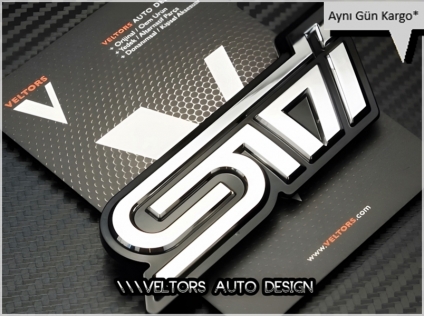 Subaru Sti Bagaj Yazı Logo Amblem
