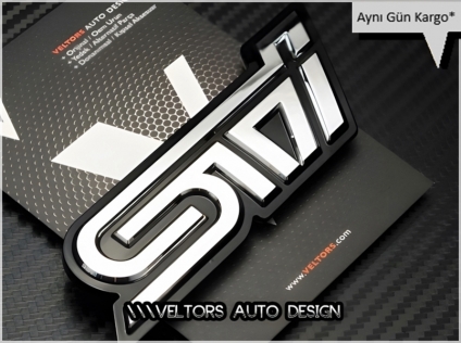 Subaru Sti Bagaj Yazı Logo Amblem