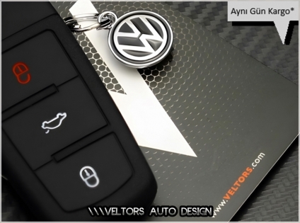 VW Logo Amblem Passat B6 B7 CC Anahtarlık Anahtar Kabı
