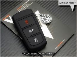 VW Logo Amblem Passat B6 B7 CC Anahtarlık Anahtar Kabı