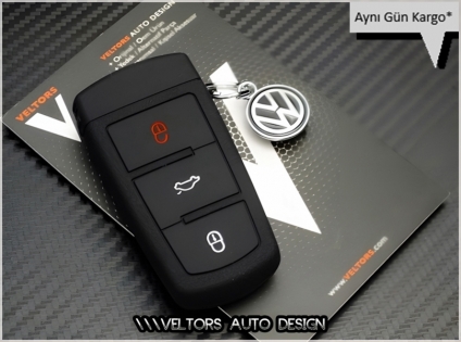 VW Logo Amblem Passat B6 B7 CC Anahtarlık Anahtar Kabı
