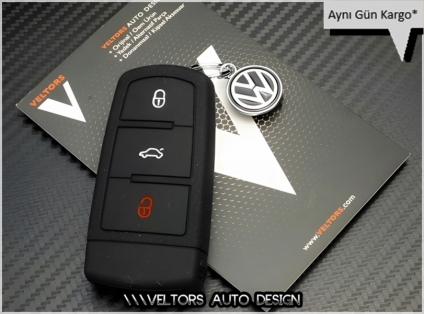 VW Logo Amblem Passat B6 B7 CC Anahtarlık Anahtar Kabı