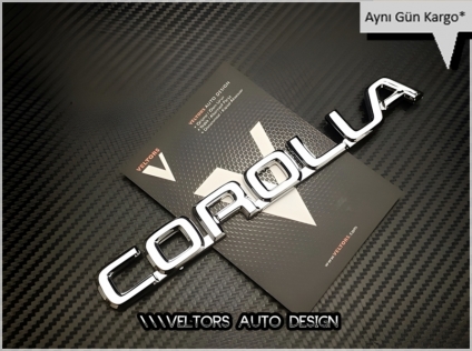 Toyota Corolla Bagaj Yazı Logo Amblem