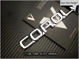 Toyota Corolla Bagaj Yazı Logo Amblem
