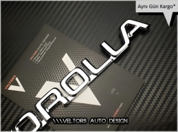 Toyota Corolla Bagaj Yazı Logo Amblem