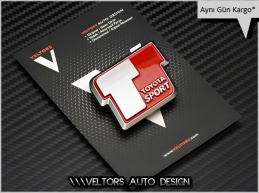 Toyota Sport Bagaj Yazı Logo Amblem Toyota Sport Bagaj Yazı Logo Amblem