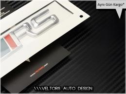 Skoda Orjinal VRS RS Bagaj Yazı Logo Amblem Skoda Orjinal VRS RS Bagaj Yazı Logo Amblem