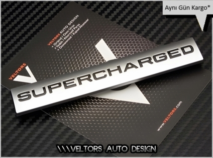 Range Rover Supercharged Bagaj Yazı Logo Amblem