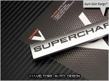 Range Rover Supercharged Bagaj Yazı Logo Amblem