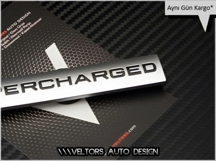 Range Rover Supercharged Bagaj Yazı Logo Amblem