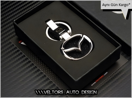 Mazda Logo Amblem Özel Krom Anahtarlık