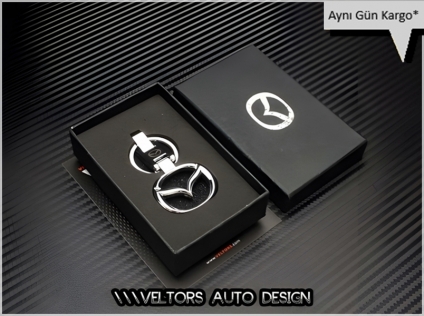 Mazda Logo Amblem Özel Krom Anahtarlık