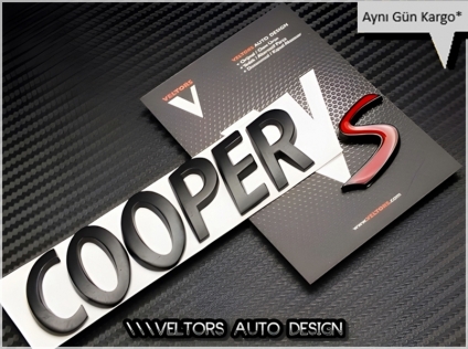 Mini Cooper S Bagaj Yazı Logo Amblem