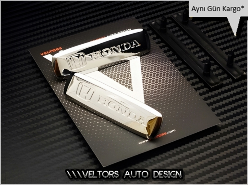 Honda Döşeme Paspas Logo Amblem Seti