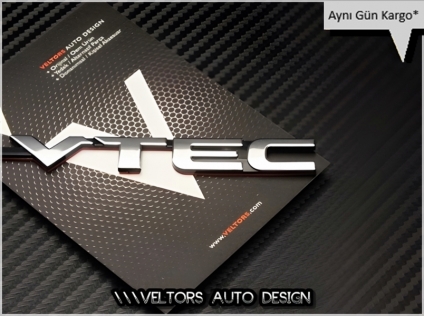Honda i-vtec Bagaj Yazı Logo Amblem