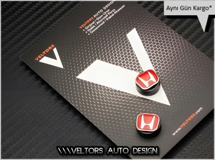 Honda Red Anahtarlık Kumanda Logo Amblem Seti
